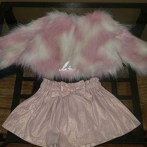 Sold----🎉Bundle🎉Fur Jacket& Skirt
